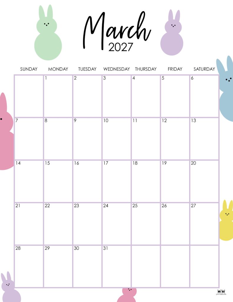 Printable-March-2027-Calendar-Style-125-Easter