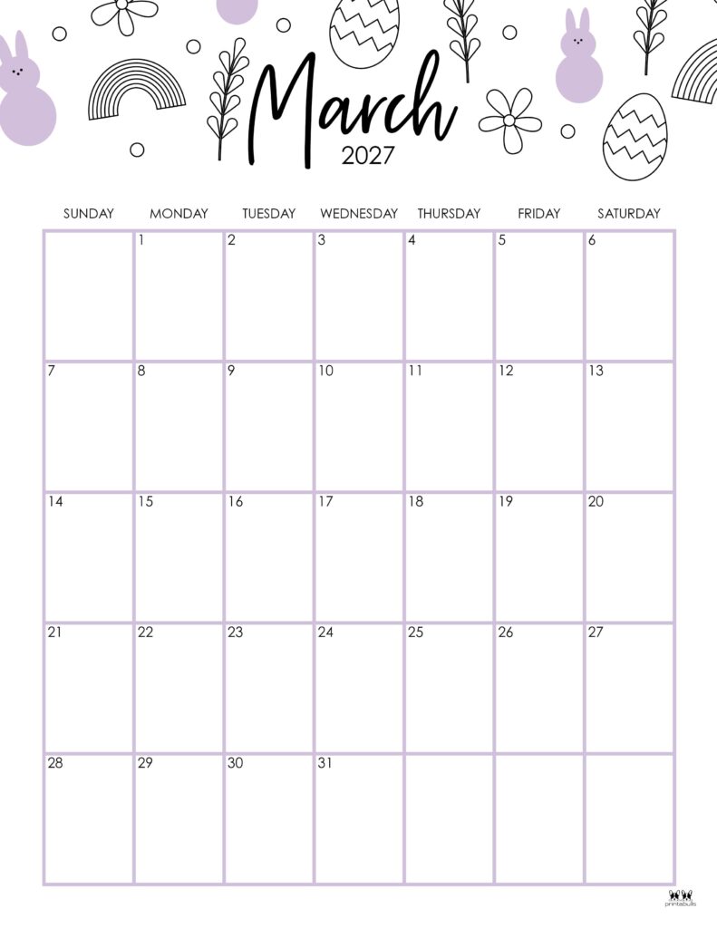 Printable-March-2027-Calendar-Style-126-Easter