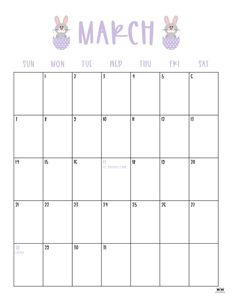 Printable-March-2027-Calendar-Style-128-Easter