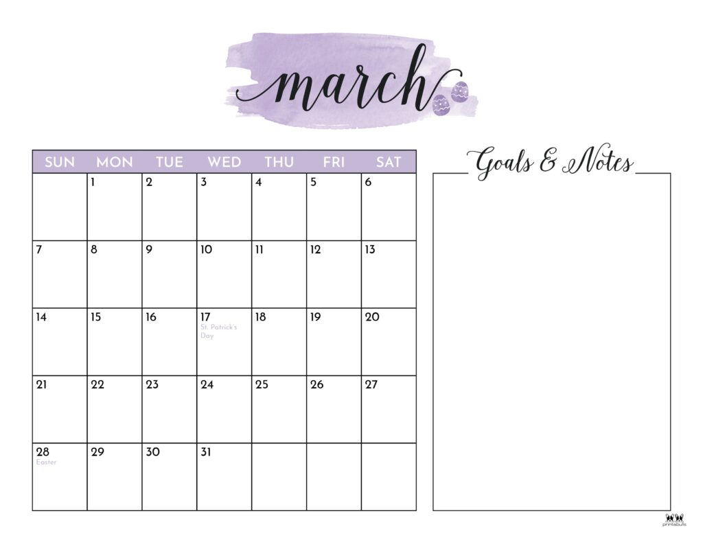 Printable-March-2027-Calendar-Style-138-Easter