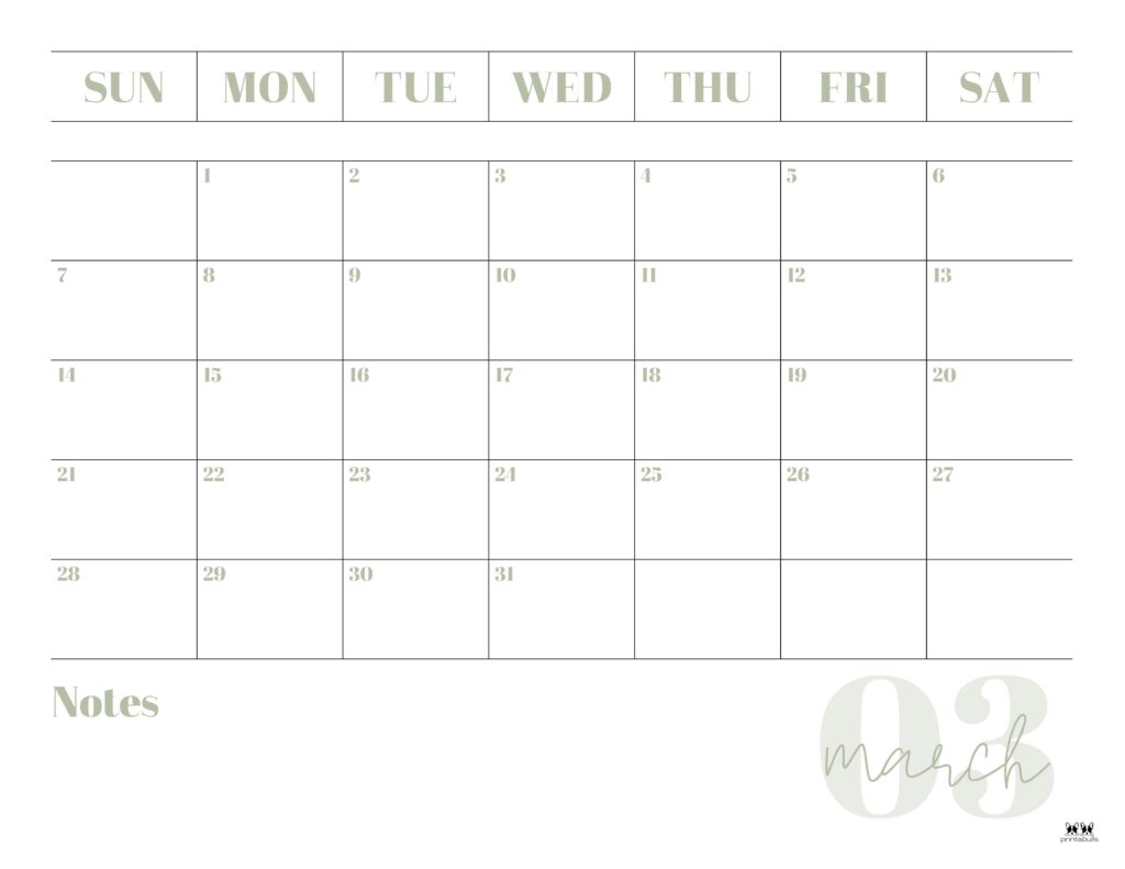 Printable-March-2027-Calendar-Style-2