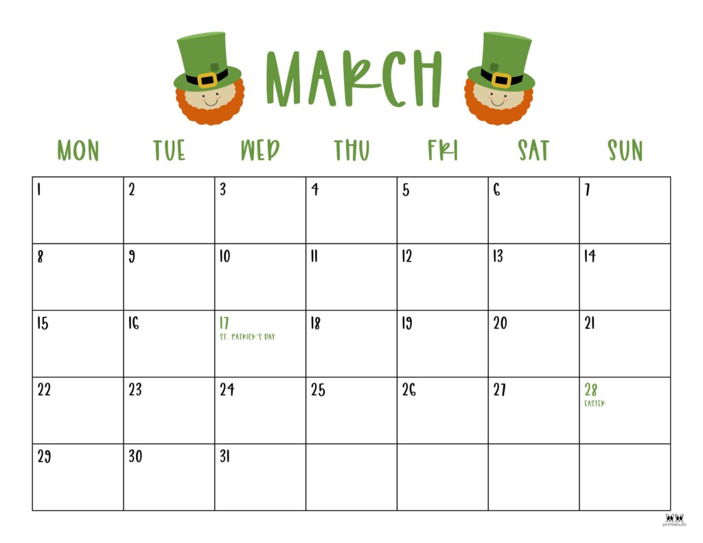 Printable-March-2027-Calendar-Style-30