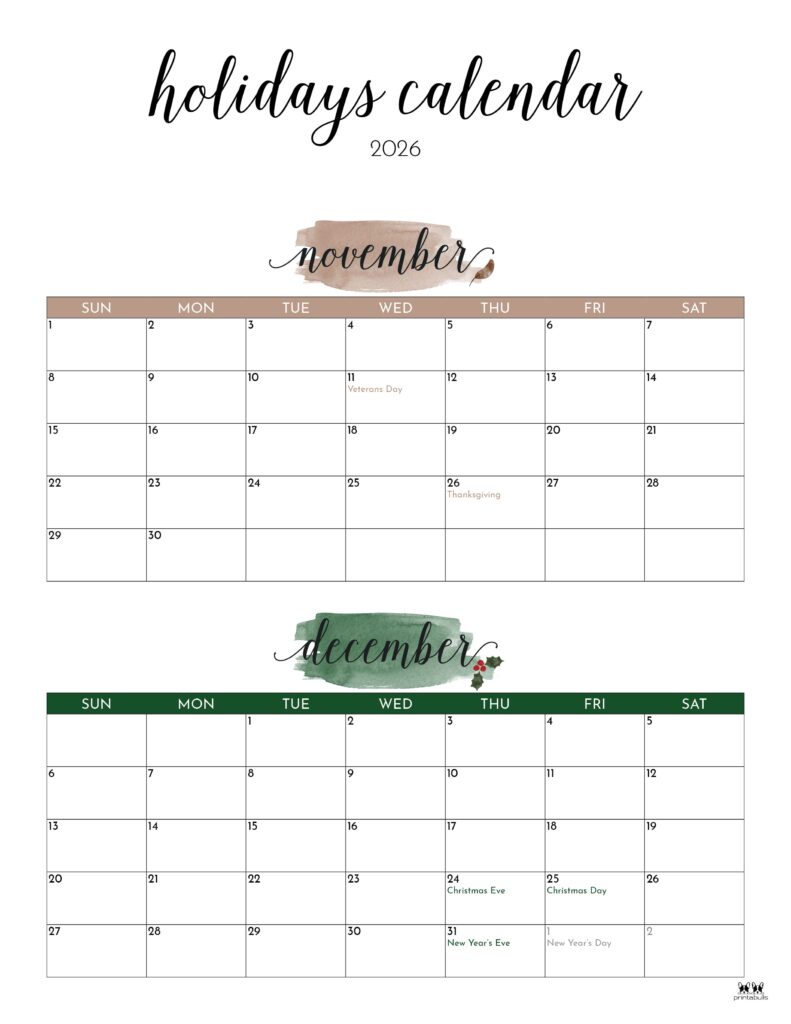 Printable-November-December-2026-Calendars-3