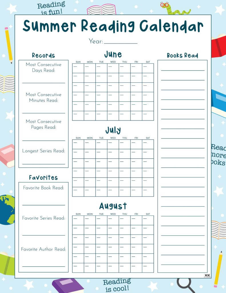 Printable-Summer-Reading-Calendar-1