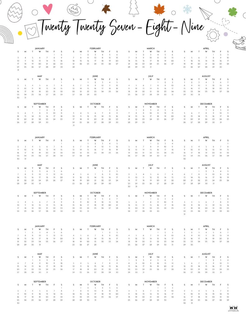 Printable-2027-2029-Three-Year-Calendar-Portrait-Style-1