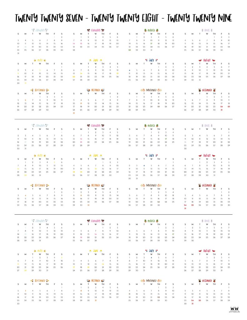Printable-2027-2029-Three-Year-Calendar-Portrait-Style-3