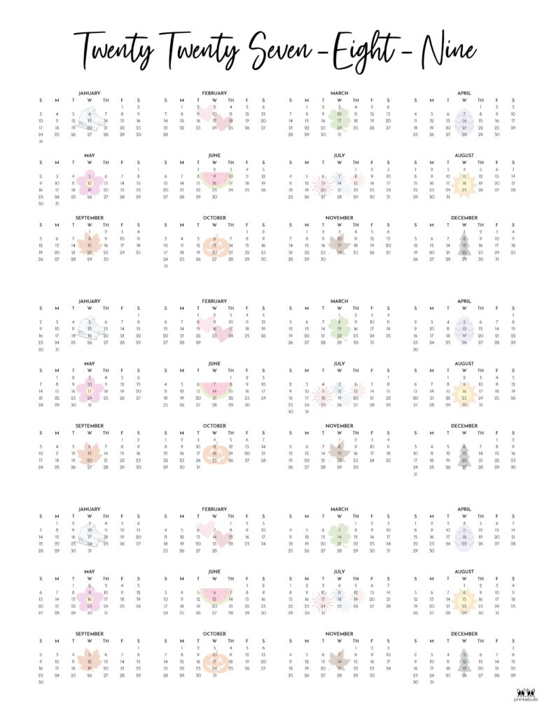 Printable-2027-2029-Three-Year-Calendar-Portrait-Style-4