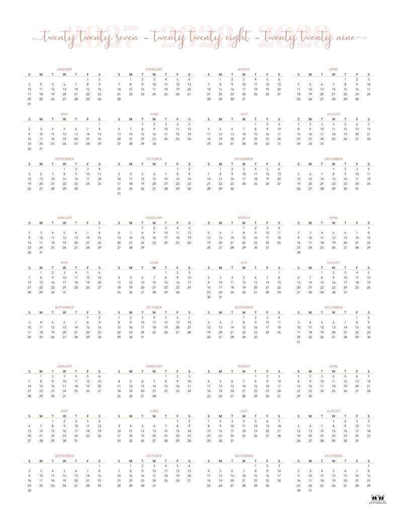 Printable-2027-2029-Three-Year-Calendar-Portrait-Style-5