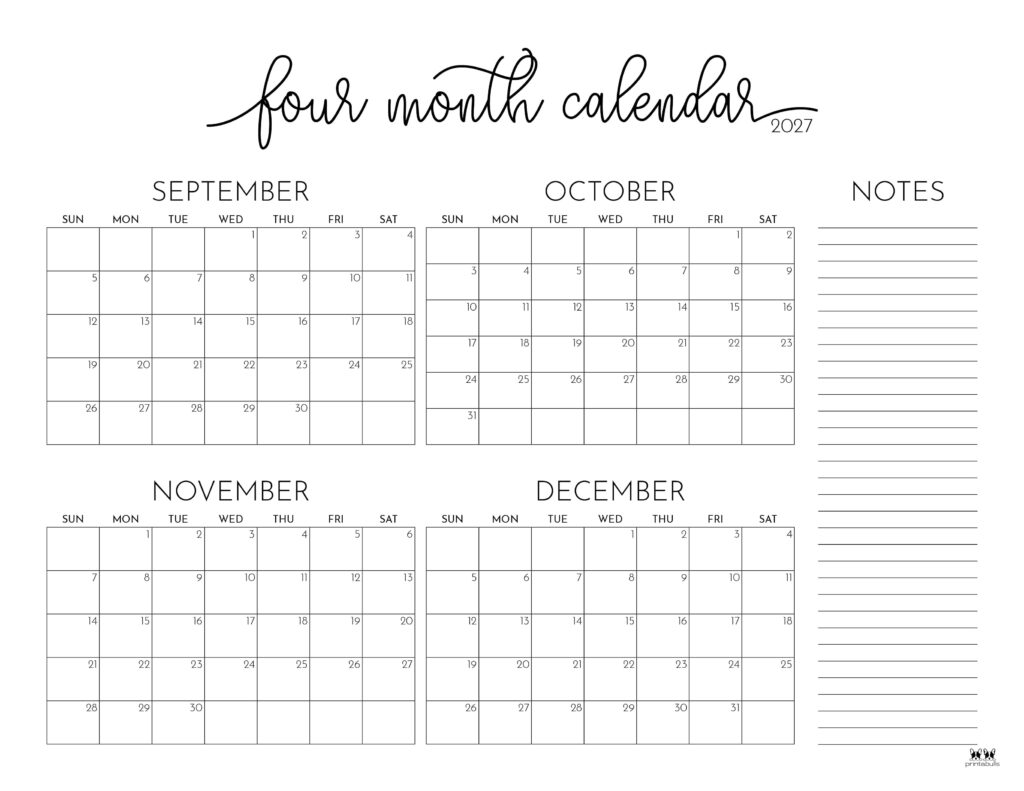 Printable-2027-Four-Month-Calendar-25