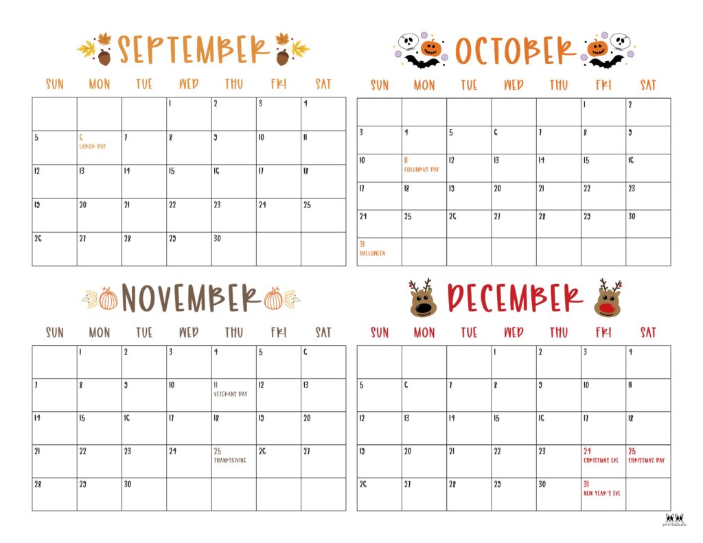 Printable-2027-Four-Month-Calendar-29