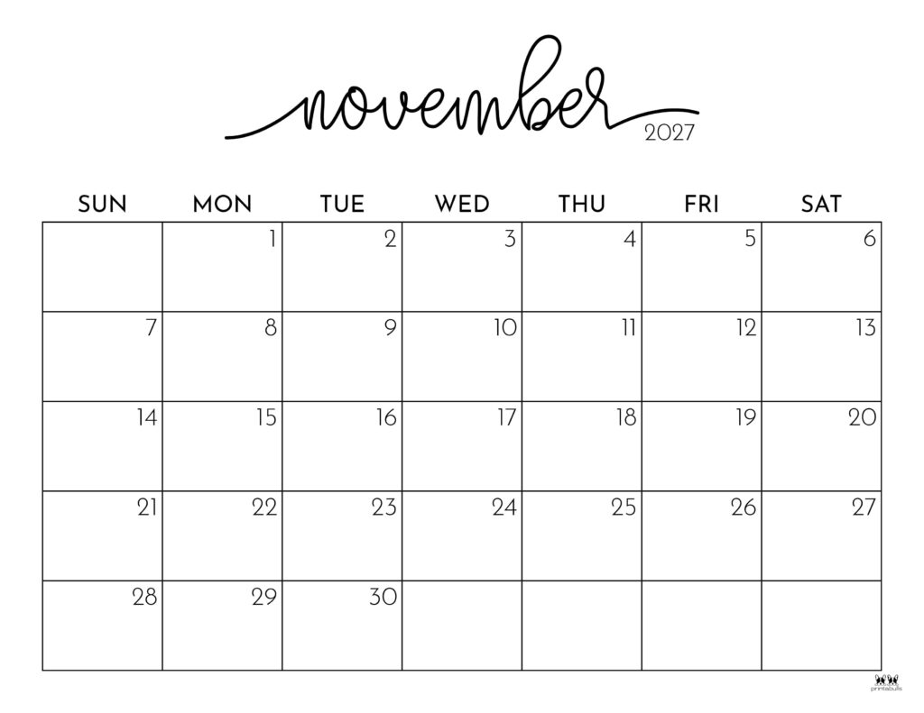 Printable-November-2027-Calendar-Style-1
