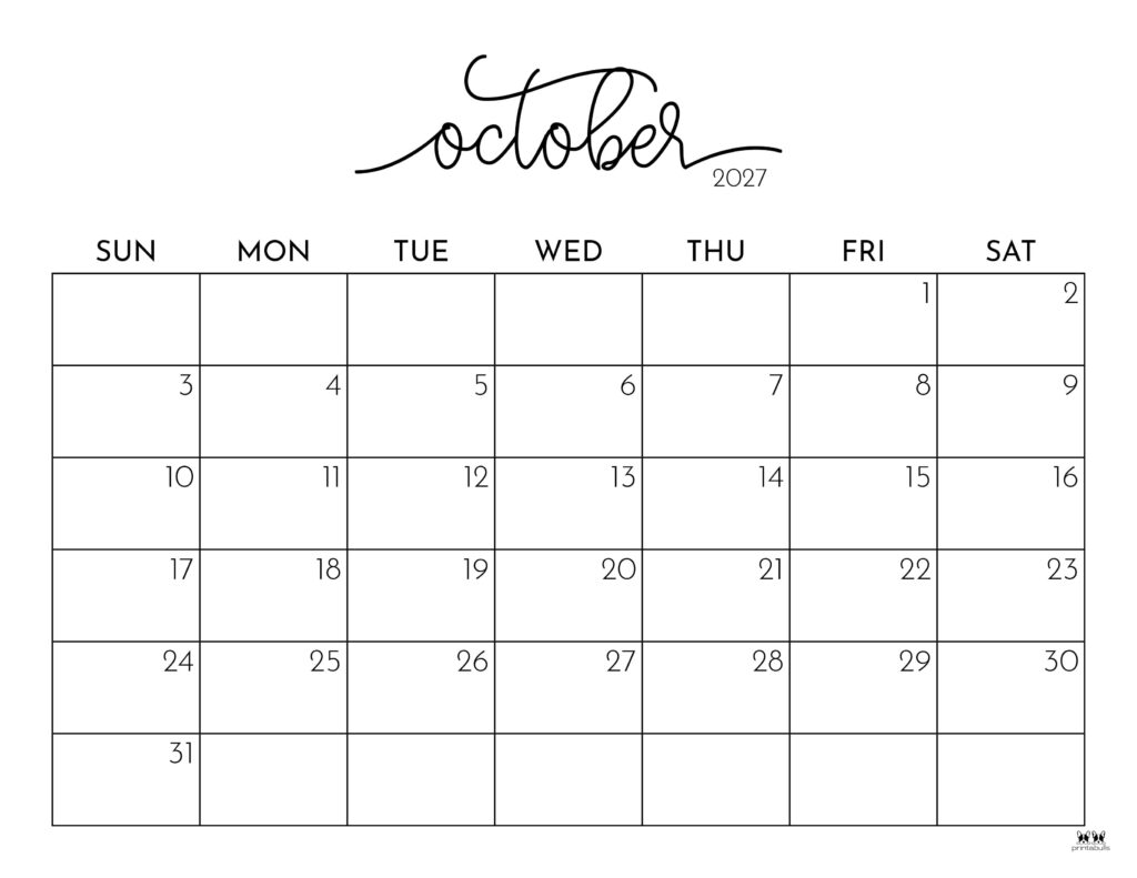 Printable-October-2027-Calendar-Style-1