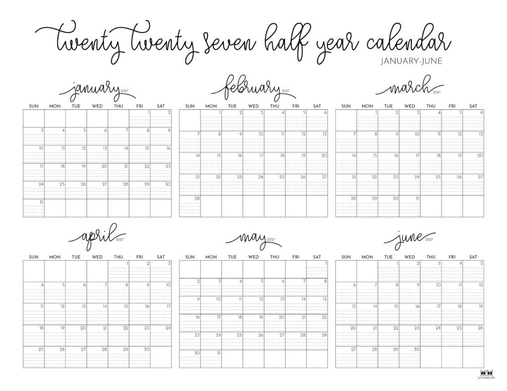 Printable-Six-Month-January-June-2027-Calendars-51-L-SO