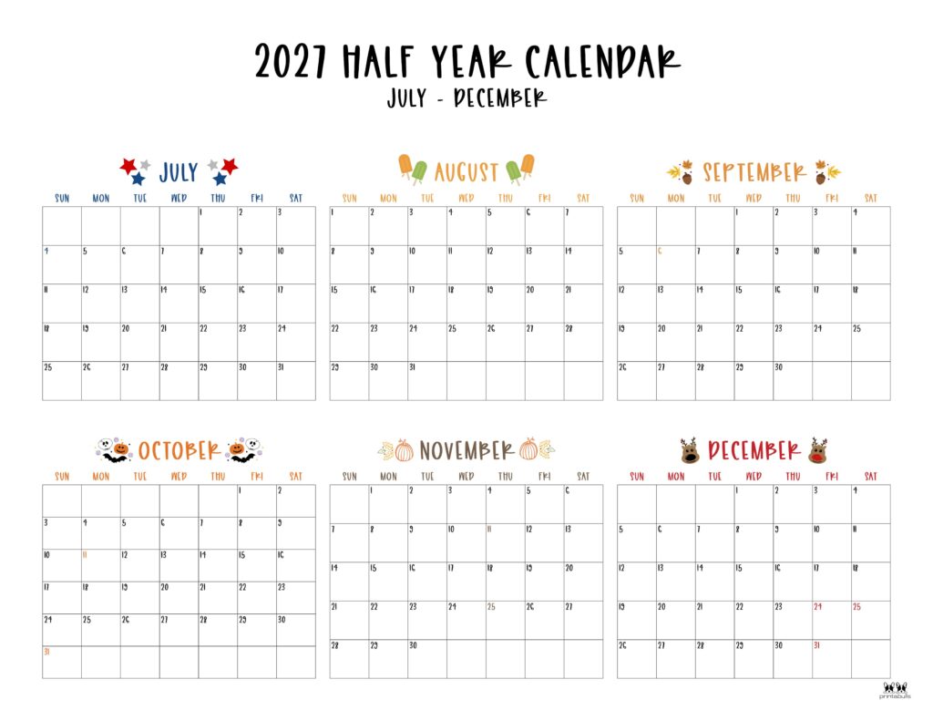 Printable-Six-Month-July-December-2027-Calendars-10-L