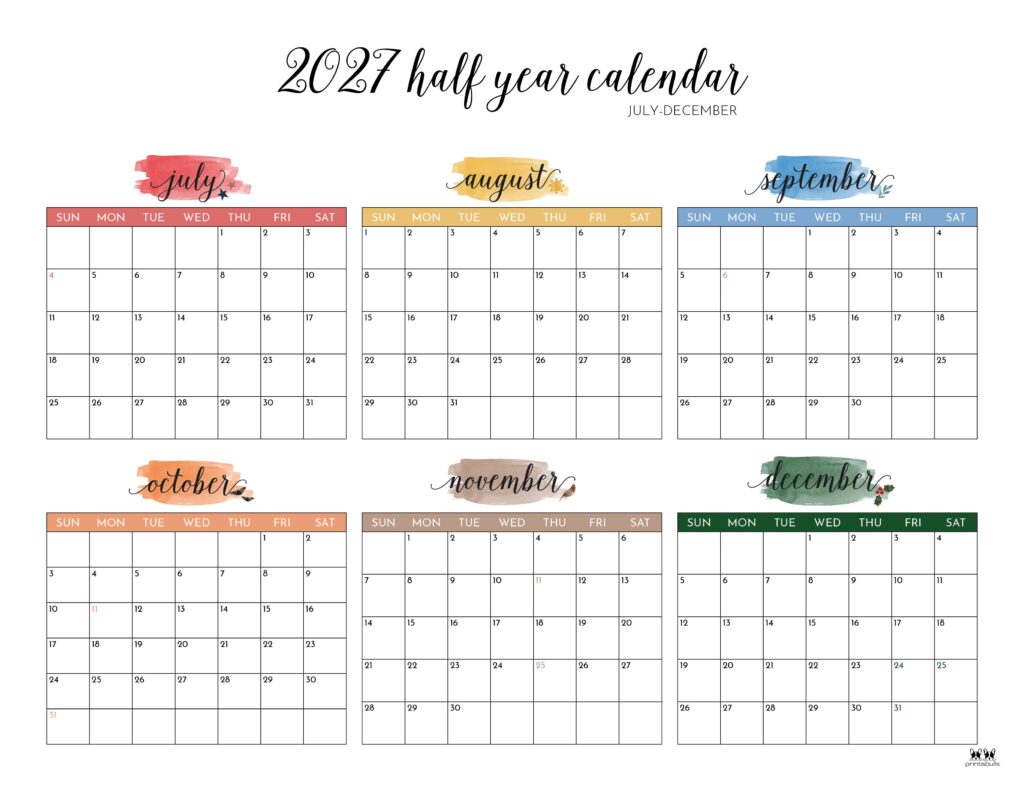 Printable-Six-Month-July-December-2027-Calendars-5-L
