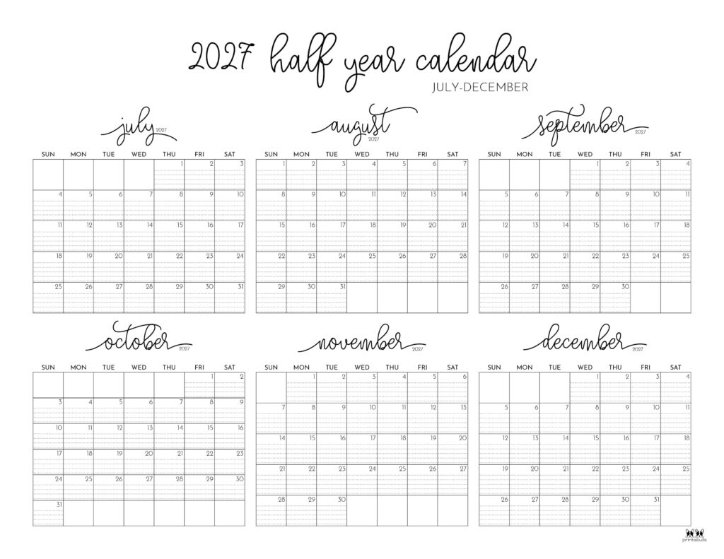 Printable-Six-Month-July-December-2027-Calendars-51-L