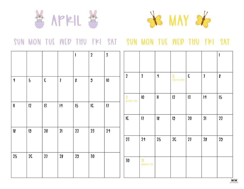 Printable-Two-Month-April-May-2027-Calendars-10
