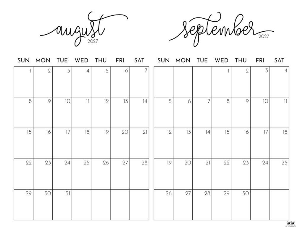 Printable-Two-Month-August-September-2027-Calendars-1