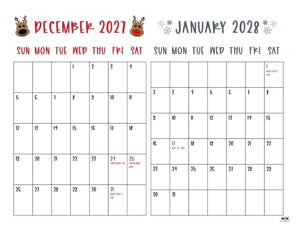 Printable-Two-Month-December-2027-January-2028-Calendars-10