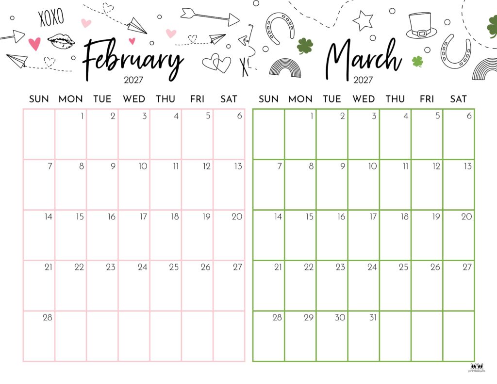 Printable-Two-Month-February-March-2027-Calendars-15
