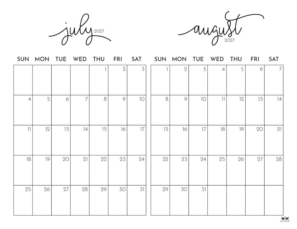 Printable-Two-Month-July-August-2027-Calendars-1