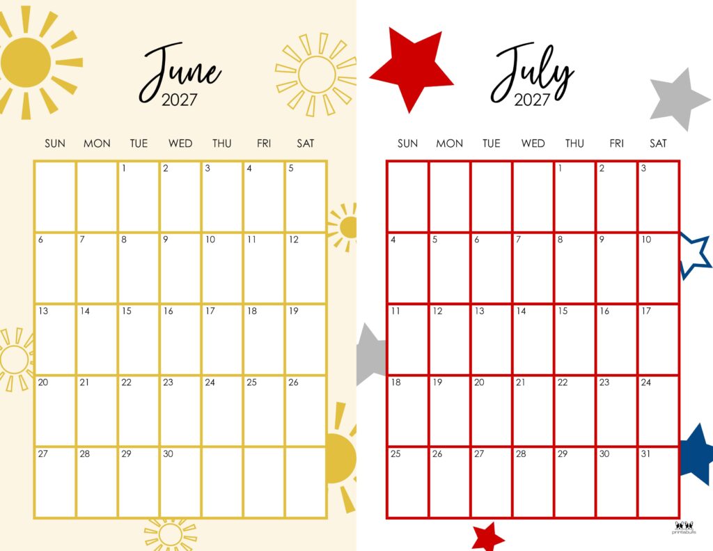 Printable-Two-Month-June-July-2027-Calendars-8