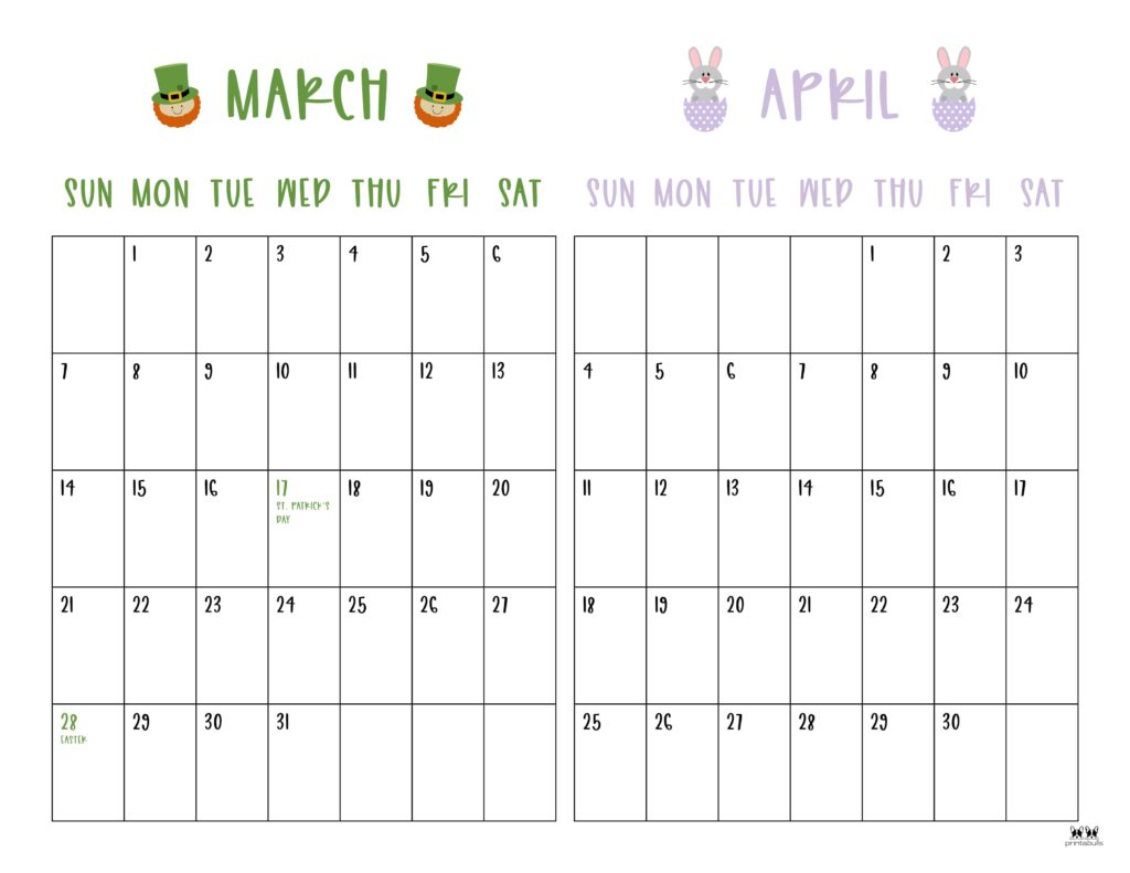 Printable-Two-Month-March-April-2027-Calendars-10