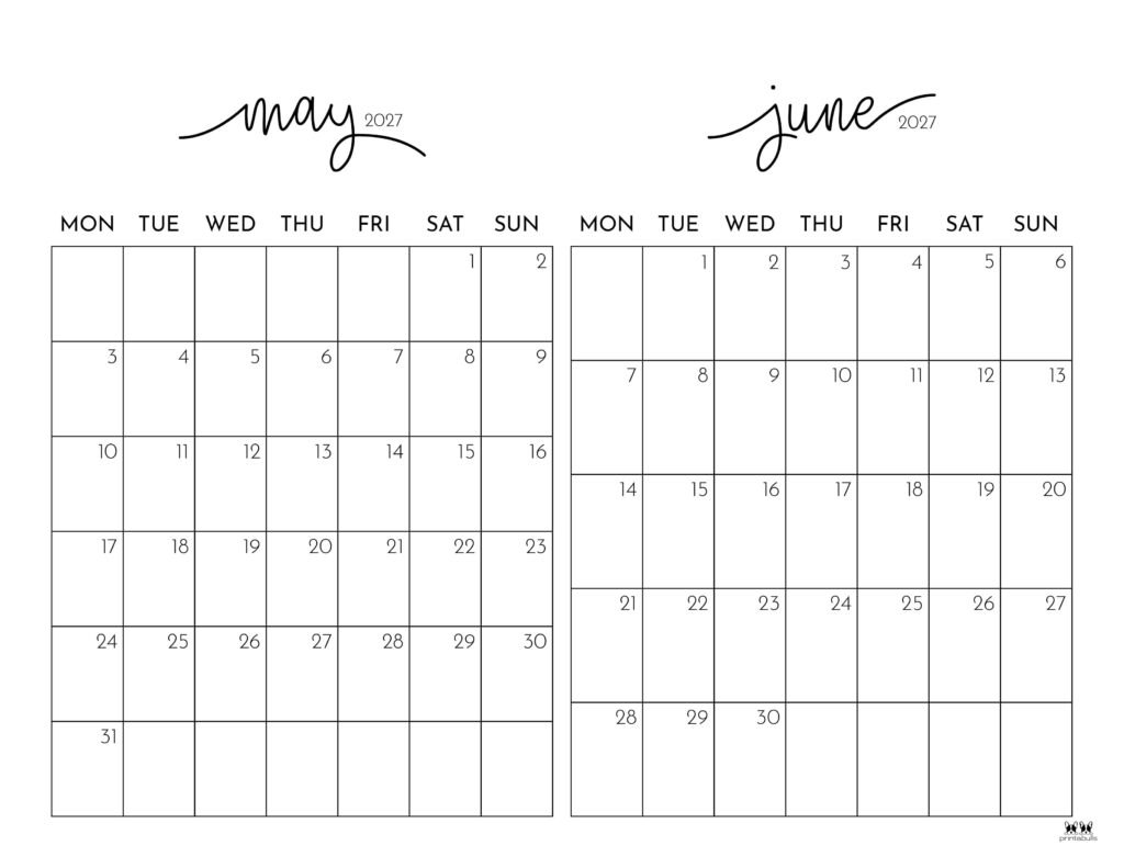 Printable-Two-Month-May-June-2027-Calendars-26