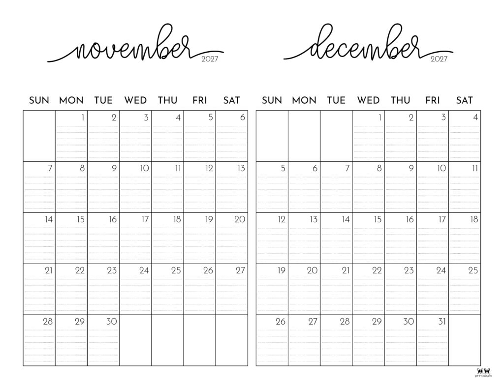 Printable-Two-Month-November-December-2027-Calendars-51