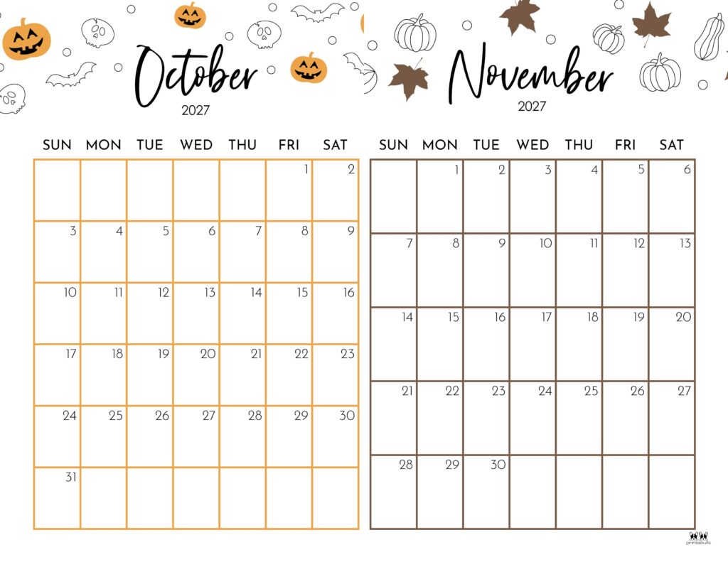 Printable-Two-Month-October-November-2027-Calendars-15