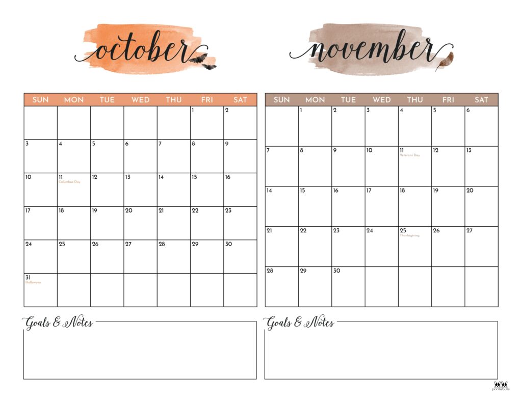 Printable-Two-Month-October-November-2027-Calendars-5
