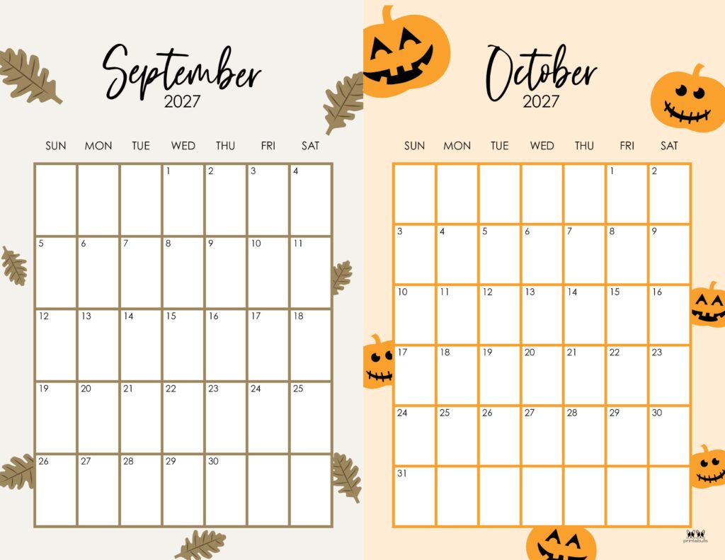 Printable-Two-Month-September-October-2027-Calendars-8