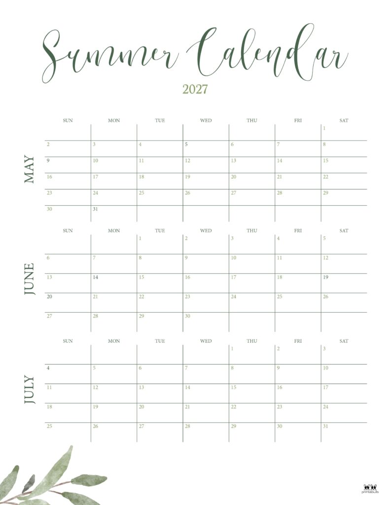 Printable-2027-Summer-Calendar-2