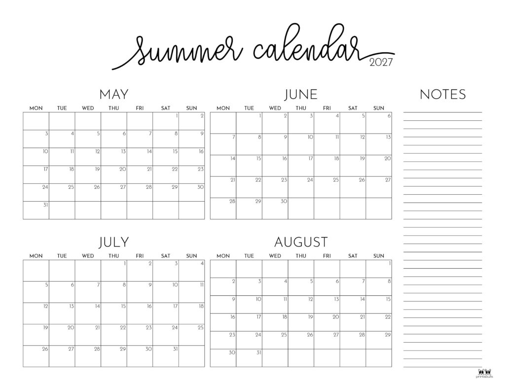 Printable-2027-Summer-Calendar-24