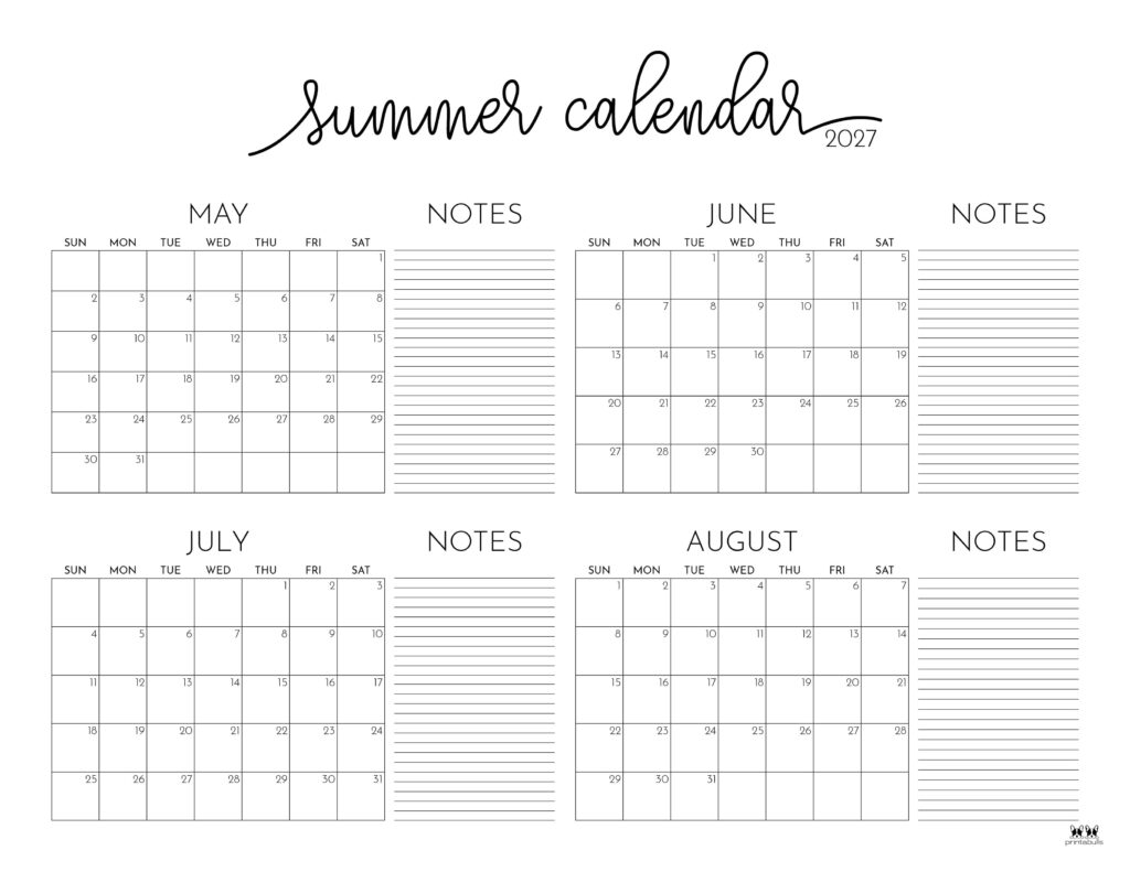 Printable-2027-Summer-Calendar-25