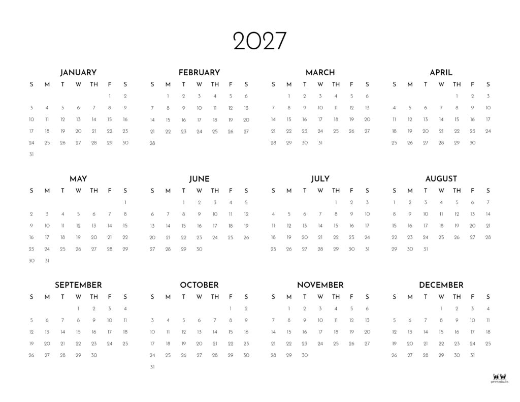Printable-2027-Weekly-Calendars-Back-Cover-Page-1