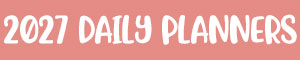 2027 daily planners
