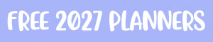 free printable 2027 planners