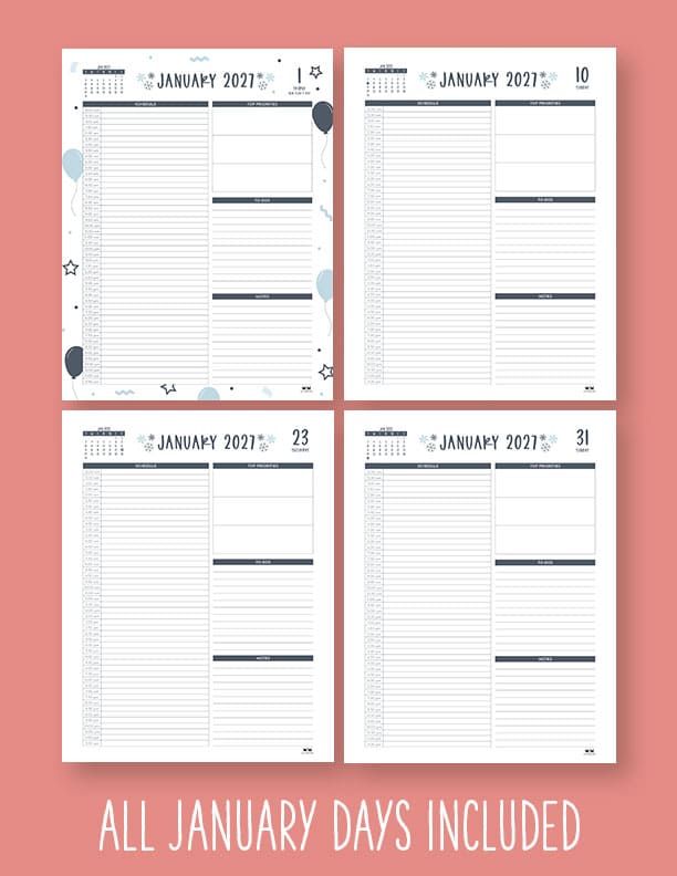 Printable-Hourly-Daily-2027-Planner-January-10