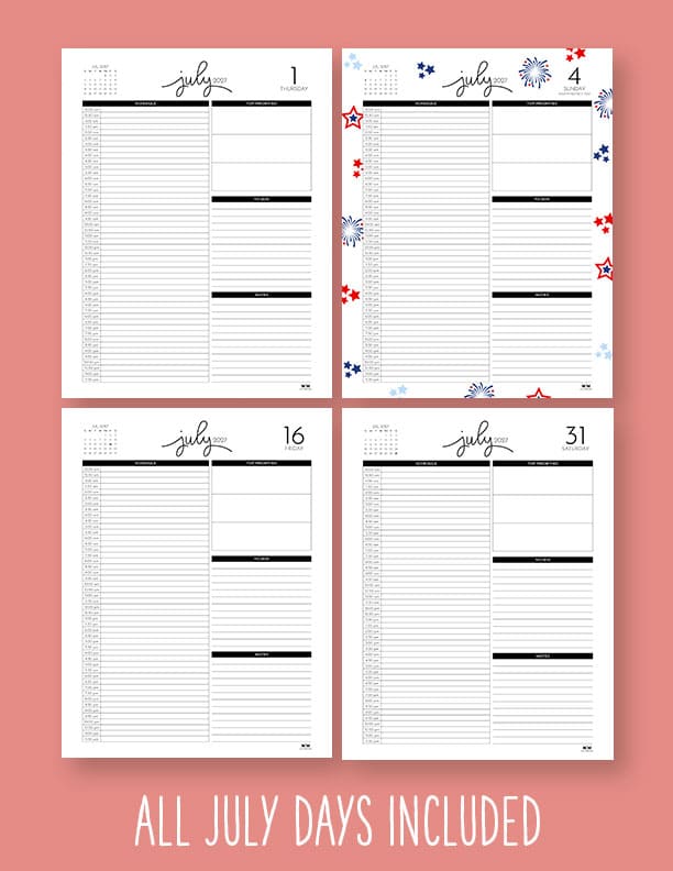 Printable-Hourly-Daily-2027-Planner-July-1
