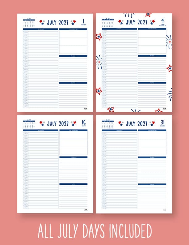Printable-Hourly-Daily-2027-Planner-July-10