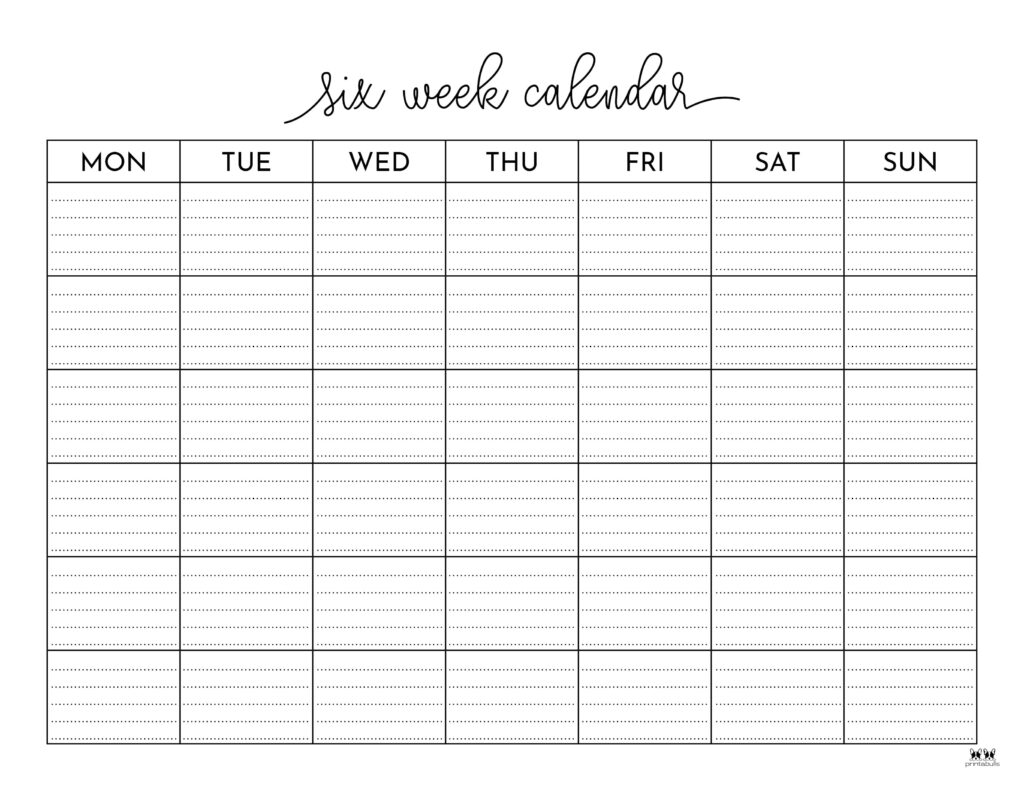Printable-Six-Week-Calendar-Style-1-Monday-Start-No-Placeholder-LIN